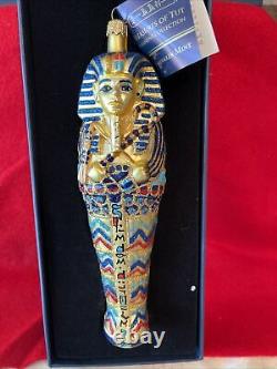 Sarcophagus Treasures of Tut Christmas Ornament Franklin Mint Rare 8