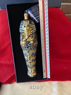 Sarcophagus Treasures of Tut Christmas Ornament Franklin Mint Rare 8