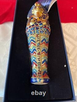 Sarcophagus Treasures of Tut Christmas Ornament Franklin Mint Rare 8