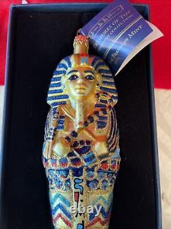 Sarcophagus Treasures of Tut Christmas Ornament Franklin Mint Rare 8