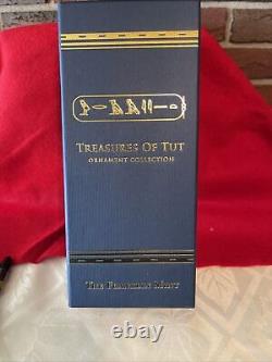 Sarcophagus Treasures of Tut Christmas Ornament Franklin Mint Rare 8