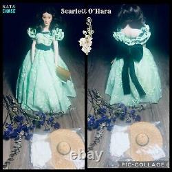 Scarlett O'Hara Franklin Mint Gone with the Wind Porcelain Doll Box and Tags 19