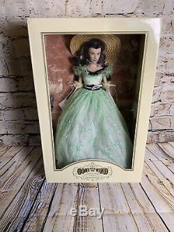 Scarlett O'Hara Franklin Mint Porcelain Doll BBQ Dress Mint Condition in Box