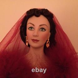 Scarlett O'Hara Scarlett's Shame 1991 Franklin Mint Porcelain Doll Vintage 22