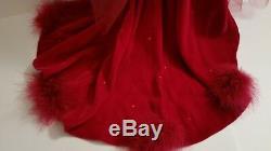 Scarlett O'hara Gone With The Wind Porcelain Doll 22 Tall In Red Dress