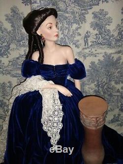 Scarlett O'hara Gone With The Wind Porcelain Portrait 18 Franklin Mint Doll