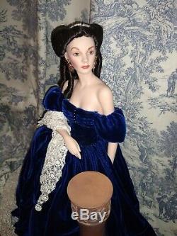 Scarlett O'hara Gone With The Wind Porcelain Portrait 18 Franklin Mint Doll