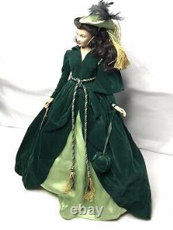 Scarlett O'hara Gone With The Wind Porcelain Portrait Franklin Mint Doll