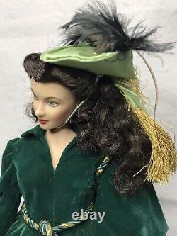 Scarlett O'hara Gone With The Wind Porcelain Portrait Franklin Mint Doll