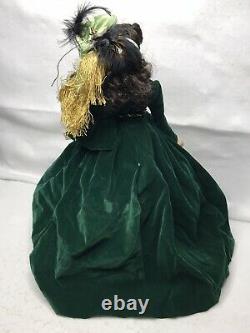 Scarlett O'hara Gone With The Wind Porcelain Portrait Franklin Mint Doll