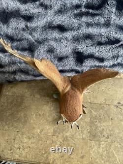 Screech Owl Porcelain Figurine by George McMonigle Franklin Mint 1990 with Base