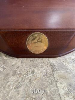 Screech Owl Porcelain Figurine by George McMonigle Franklin Mint 1990 with Base