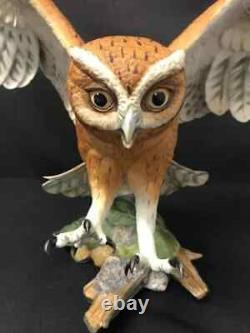 Screech Owl Vintage Porcelain George McMonigle Franklin Mint 1990