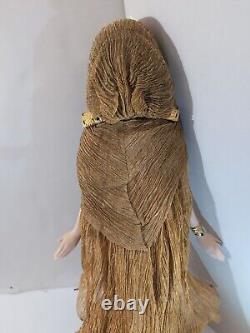 Selket Egyptian goddess Franklin Heirloom Doll Porcelain Rare, Vintage, Read