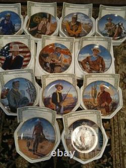 Set Of 12 JOHN WAYNE mint Condition with Certificates Authentication