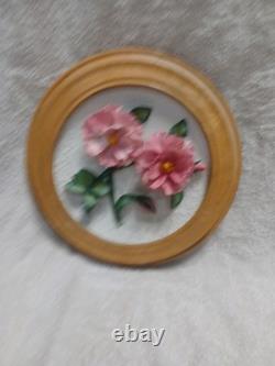 Set Of 5 Roses Of Capodimonte Collection Plates- Franklin Mint Heritage