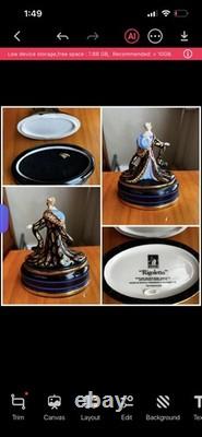 Set Of 6 Franklin Mint House Of Erte Legends Of The Opera Porcelain Music Boxes