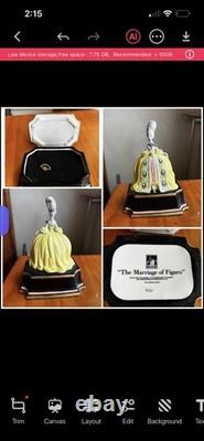 Set Of 6 Franklin Mint House Of Erte Legends Of The Opera Porcelain Music Boxes