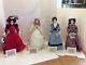 Set Of Franklin Heirloom Porcelain Little Women Dolls Jo Amy Meg Beth Preowned