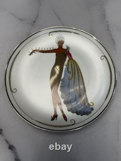Set of 5 House of Erte Franklin Mint Art Deco Limited Edition Collector Plates