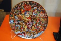 Set of 6 Franklin Mint Heirloom Collector Dog Plates by Bill Bell