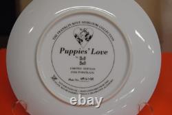 Set of 6 Franklin Mint Heirloom Collector Dog Plates by Bill Bell
