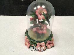 Set of 6 Hand Painted Hummingbird Sculptures by Theresa Politowicz Franklin Mint