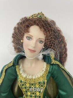 Shauna Princess of Blarney Castle Franklin Mint Porcelain Doll Irish Ireland