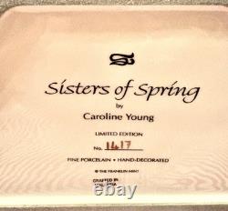 Sisters of Spring Caroline Young Porcelain Figurine Franklin Mint Limited Ed