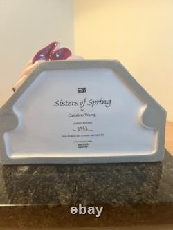 Sisters of Spring Caroline Young Porcelain Figurine Franklin Mint Limited Ed