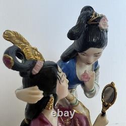 Sisters of Spring by Carolyn Young The Franklin Mint Procelain Figurine Limited