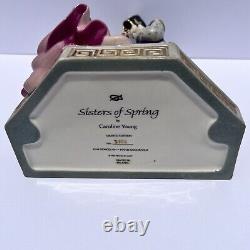 Sisters of Spring by Carolyn Young The Franklin Mint Procelain Figurine Limited
