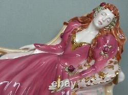 Sleeping Beauty Franklin Mint Porcelain Figure By Gerda Neubacher