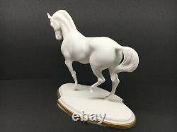 Spanish Riding School Vienna Franklin Mint Trot Allonge & Piaffe Horse Figurine