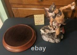 Spirit Of The Sioux Porcelain Figure Limited Edition Franklin Mint 1987 Rare