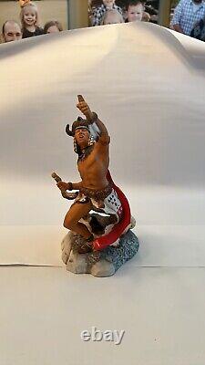 Spirit Of The Sioux Porcelain Figure Limited Edition Franklin Mint 1987 Rare
