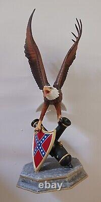 Spirit of the Confederacy Porcelain Civil War Eagle Sculpture The Franklin Mint
