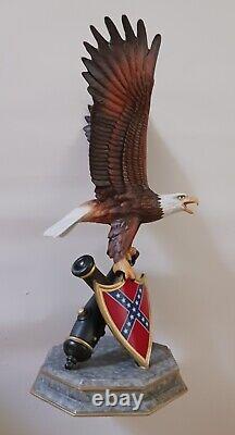 Spirit of the Confederacy Porcelain Civil War Eagle Sculpture The Franklin Mint
