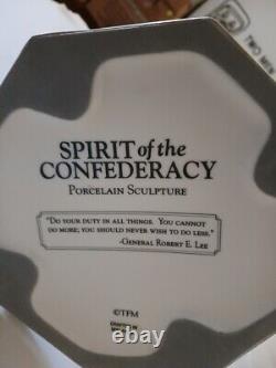 Spirit of the Confederacy Porcelain Civil War Eagle Sculpture The Franklin Mint