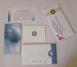 Spirit of the Confederacy Porcelain Civil War Eagle Sculpture The Franklin Mint
