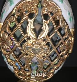 St. Patrick Faberge EMERALD ISLE LE Collector Egg 9 Tall by FRANKLIN MINT SALE