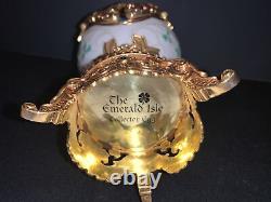 St. Patrick Faberge EMERALD ISLE LE Collector Egg 9 Tall by FRANKLIN MINT SALE