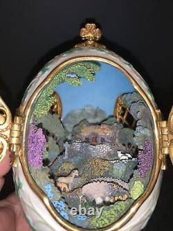 St. Patrick Faberge EMERALD ISLE LE Collector Egg 9 Tall by FRANKLIN MINT SALE