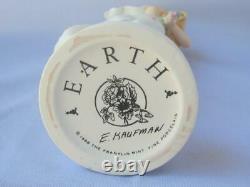 Stunning Large Franklin Mint EARTH by E. Kaufman Porcelain Figurine Art Nouveau