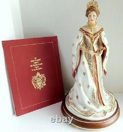 Stunning Rare 1989 Franklin Mint House of Faberge Porcelain Empress Alexandra