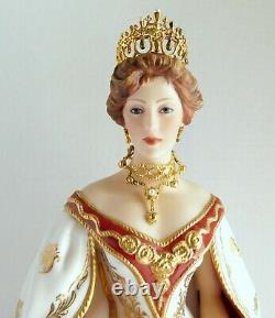 Stunning Rare 1989 Franklin Mint House of Faberge Porcelain Empress Alexandra