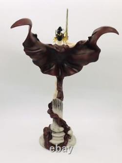 Stunning Rare Franklin Mint angel of darkness porcelain figurine 11.2 inch High