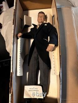 Stunning Vintage Franklin Mint JFK And Jaqueline Bouvier Porcelain Dolls