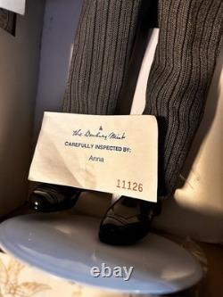 Stunning Vintage Franklin Mint JFK And Jaqueline Bouvier Porcelain Dolls