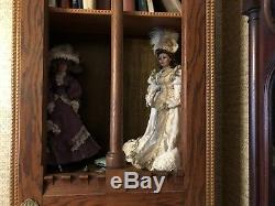 Stunning collection Of Authentic Franklin Heirloom porcelain Dolls